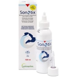 Sonotix Lotion Auriculaire 120 ml – Nettoyant auriculaire pour chiens et chats