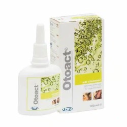 Otoact 100 ml – Nettoyant auriculaire céruménolytique pour chiens et chats