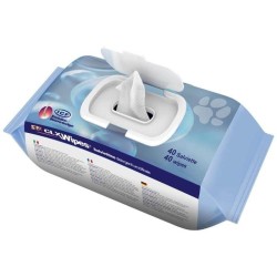 CLX Wipes – Lingettes hygiéniques pour chiens et chats (Paquet de 40)