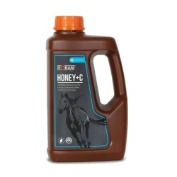 Honey + C Sirop Appétent pour Chevaux et Poneys 1L – Soin Respiratoire Naturel
