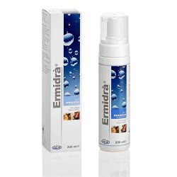 Ermidra Mousse 200 ml – Shampooing sec hydratant pour animaux