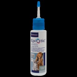 Virbac Epi-Otic Nettoyant oreilles pour chien et chats - Flacon de 125ml