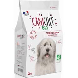 CANICHEF BIO Croquettes BIO pour Chien Senior : Une Alimentation Complète pour Votre Compagnon Âgé - 2kg