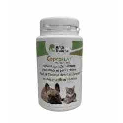 Arcanatura Coproflat Advanced 33 Contre les odeurs de flatulences chez les chats et petits chiens - 30 comprimés