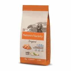 Croquettes Nature's Variety Original No Grain Medium Adult Saumon pour chien