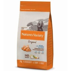 Croquettes Nature's Variety Original No Grain Medium Adult dinde pour chien