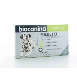Milbetel Chien +5kg - Vermifuge à Large Spectre pour Chiens