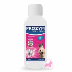Solution Buvable Prozym RF2 : L'Hygiène Bucco-Dentaire Naturelle pour chiens et chats