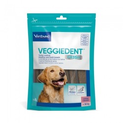 Lamelles à mâcher pour chiens VEGGIEDENT Fresh : Une Solution Fraîcheur pour une Haleine Saine - Sachet de 15 lamelles