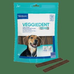 Lamelles à mâcher pour chiens VEGGIEDENT Fresh : Une Solution Fraîcheur pour une Haleine Saine - Sachet de 15 lamelles