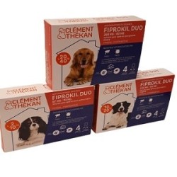 FIPROKIL DUO chien pipettes antiparasitaires contre les puces et les tiques