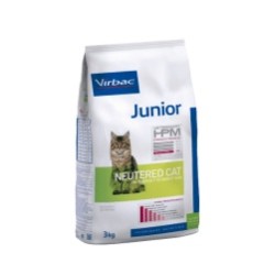 VET HPM Virbaccat junior neutered de la stérilisation jusqu'à 12 mois