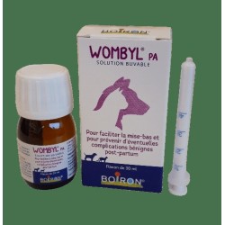 WOMBYL PA 30 ml solution buvable complications mise bas