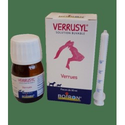 VERRUSYL 30 ml solution buvable contre verrues du chien et du chat (Boiron)