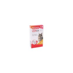 Beaphar VERkill 16 mg/40 mg Chat +2 kg – Vermifuge Vers Ronds et Vers Plats – Boîte de 2 comprimés