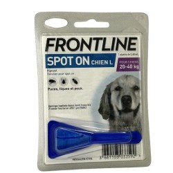 Frontline  spot on chien L 20-40 kg 1 pipette