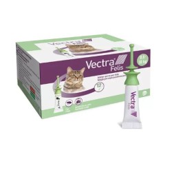Vectra Felis 423 mg/42,3 mg  Solution pour spot-on pour chats 12 pipettes