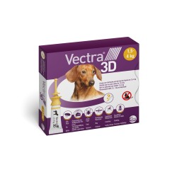Vectra 3D Pipettes Chien 1,5 à 4 Kg 3 pipettes