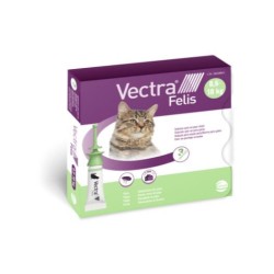 Vectra Felis 423 mg/42,3 mg  Solution pour spot-on pour chats 3 pipettes
