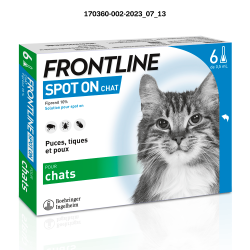 Frontline Spot-On Chat - Boîte de 6 Pipettes