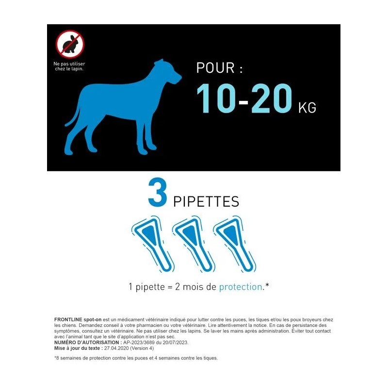 Frontline Spot-On Chien M...