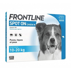 Frontline Spot-On Chien M (10-20 kg) – 1 Pipette de 1,34 ml