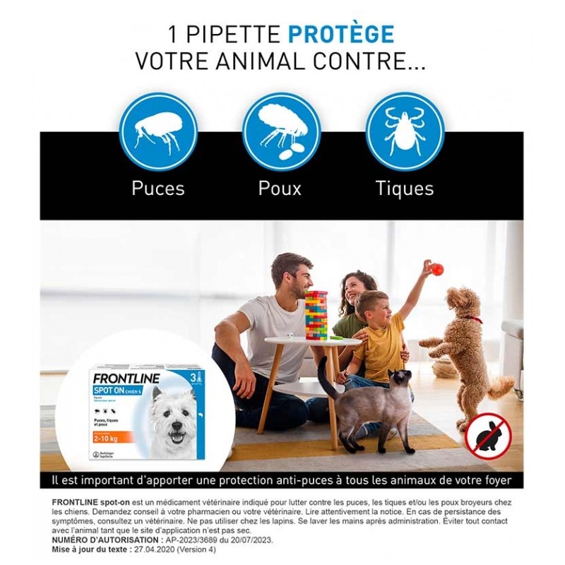 FRONTLINE Spot-On Chien S...