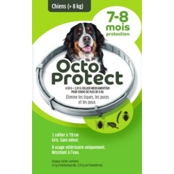 Octoprotect Elanco – Collier antiparasitaire Grand Chien