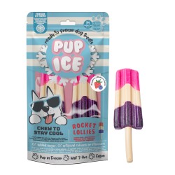 Pup Ice Rocket Lollies fraise myrtille 2x90g – Chien