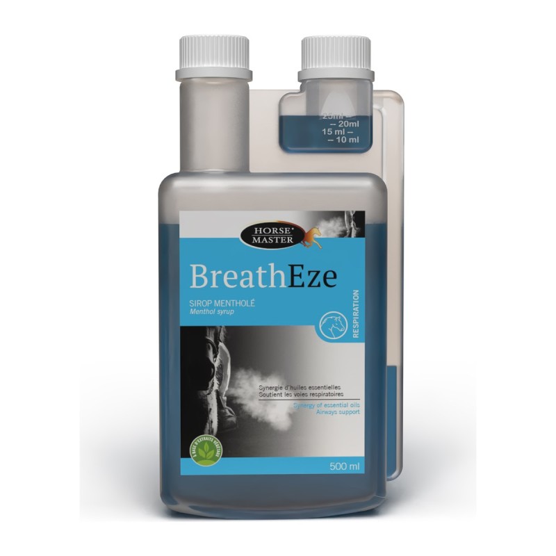Breatheze Horse Master sirop mentholé cheval 500 ml