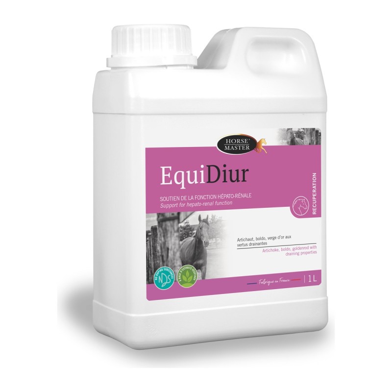 Equidiur Horse Master 1 L : soutien hépato-rénal du cheval
