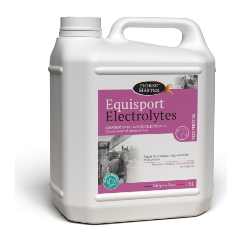 Equisport Électrolytes Horse Master 5 L | Réhydratation Cheval