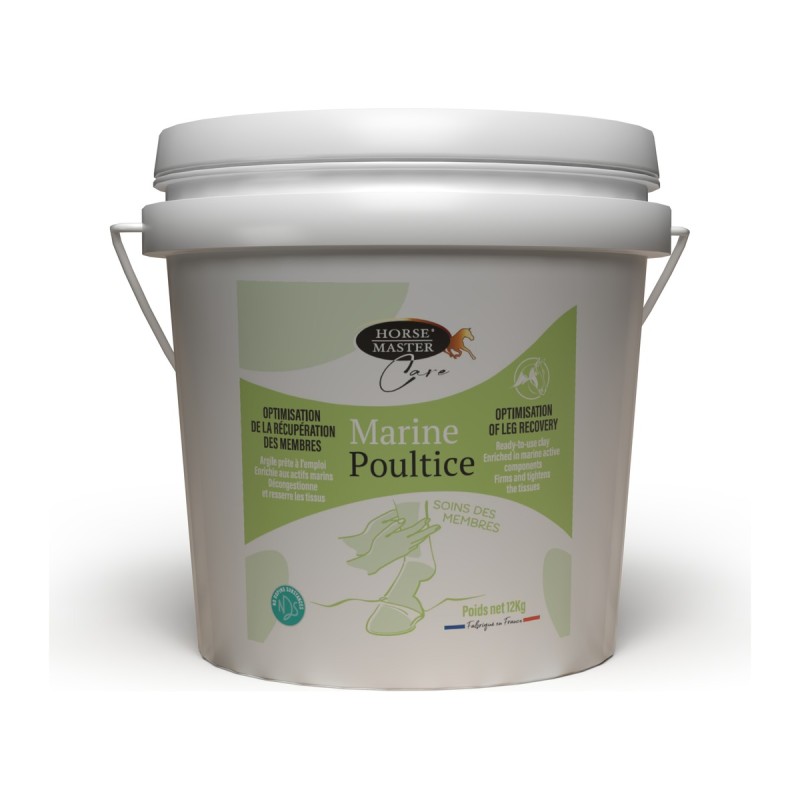 Marine Poultice Horse Master 12 kg : argile marine cheval