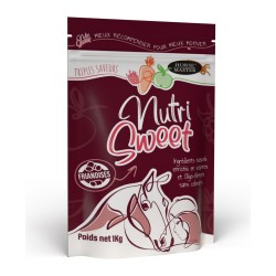 Friandises Nutri Sweet Horse Master 1 kg : triples saveurs